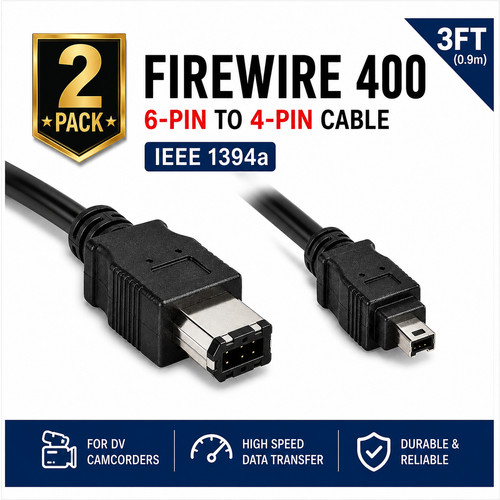 Cavo firewire 400 3ft pin - cavo, da